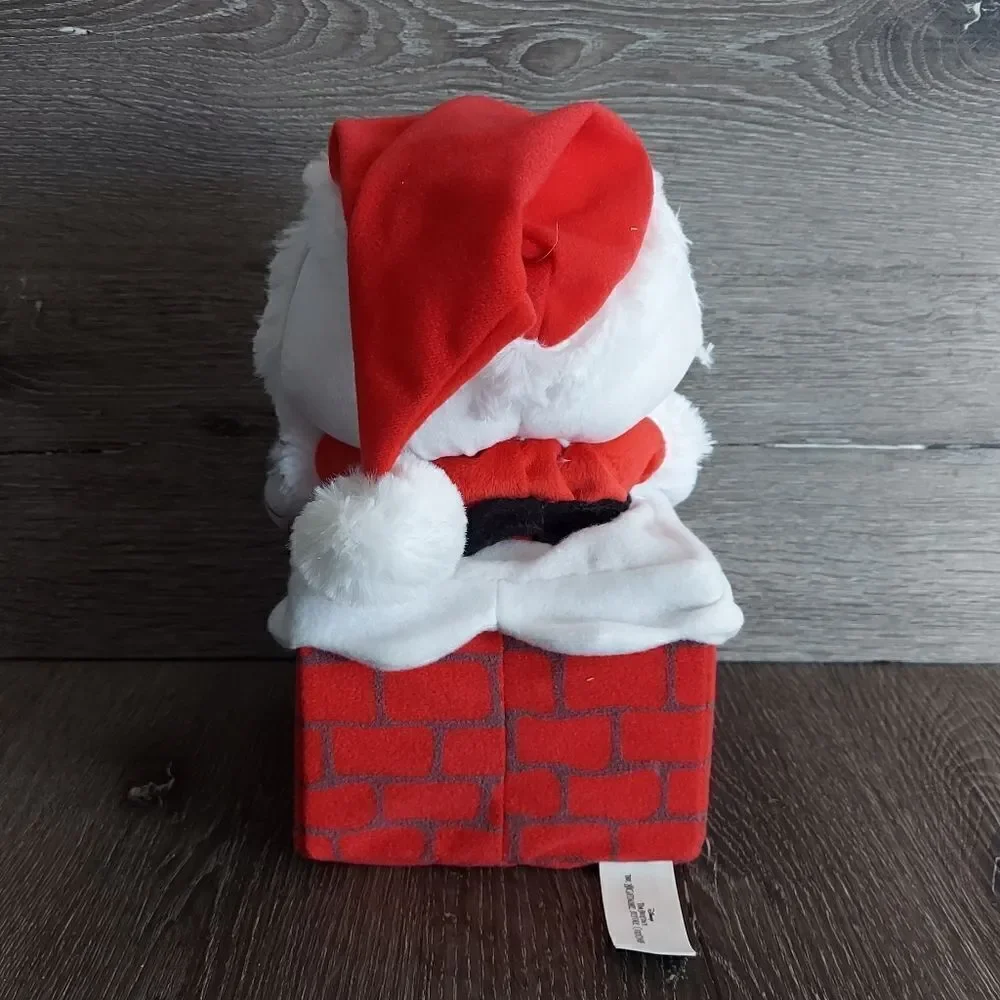 Nightmare Before Christmas Animated Santa Jack Plush Chimney